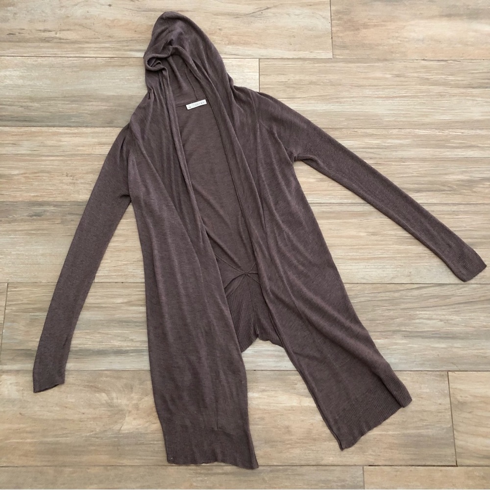 Hinge Hooded Cardigan Size Small